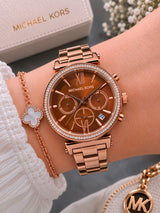 Michael Kors Sofie Chocolate Brown Dial