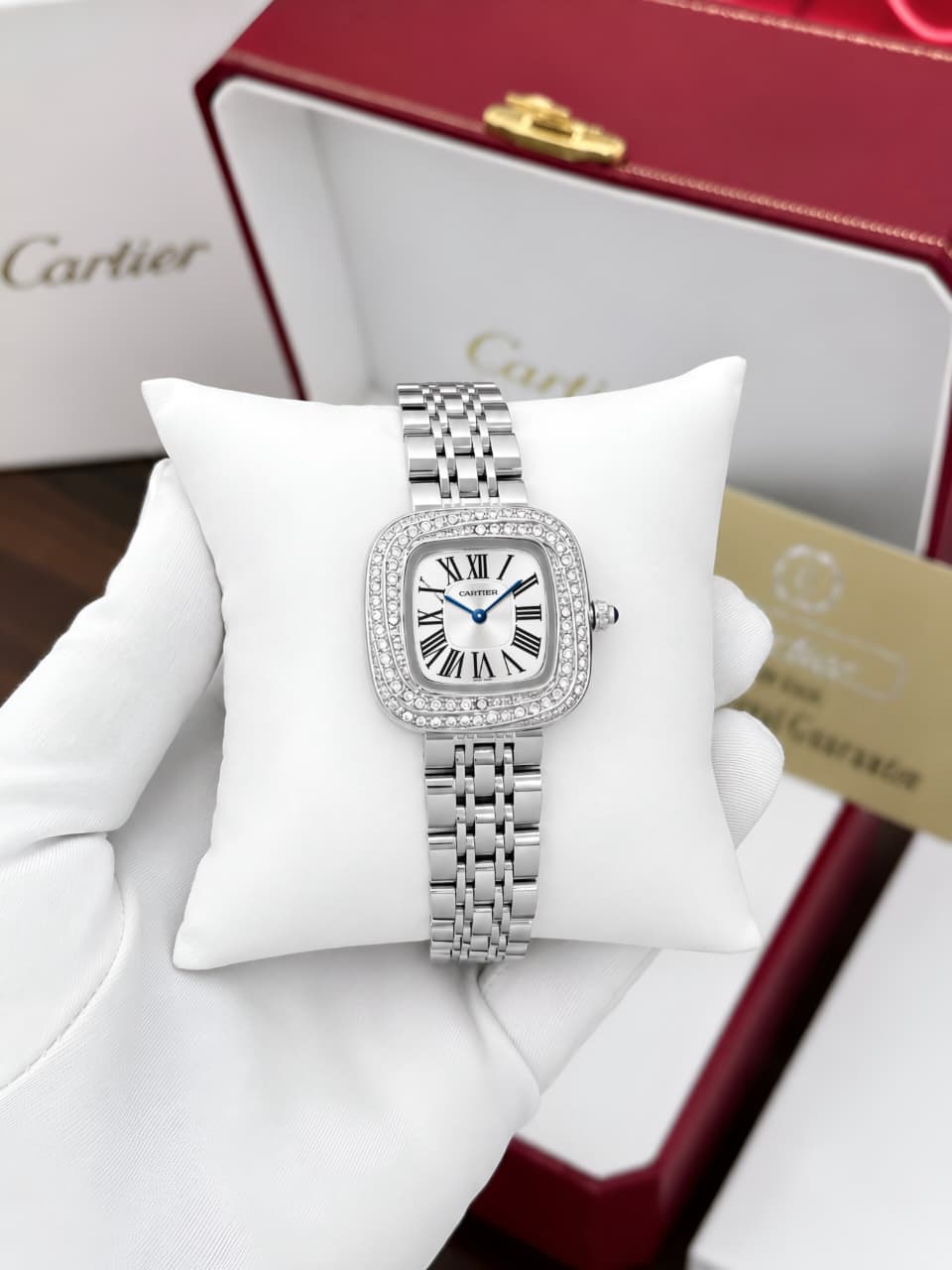 Cartier Coussin de White Dial Quartz