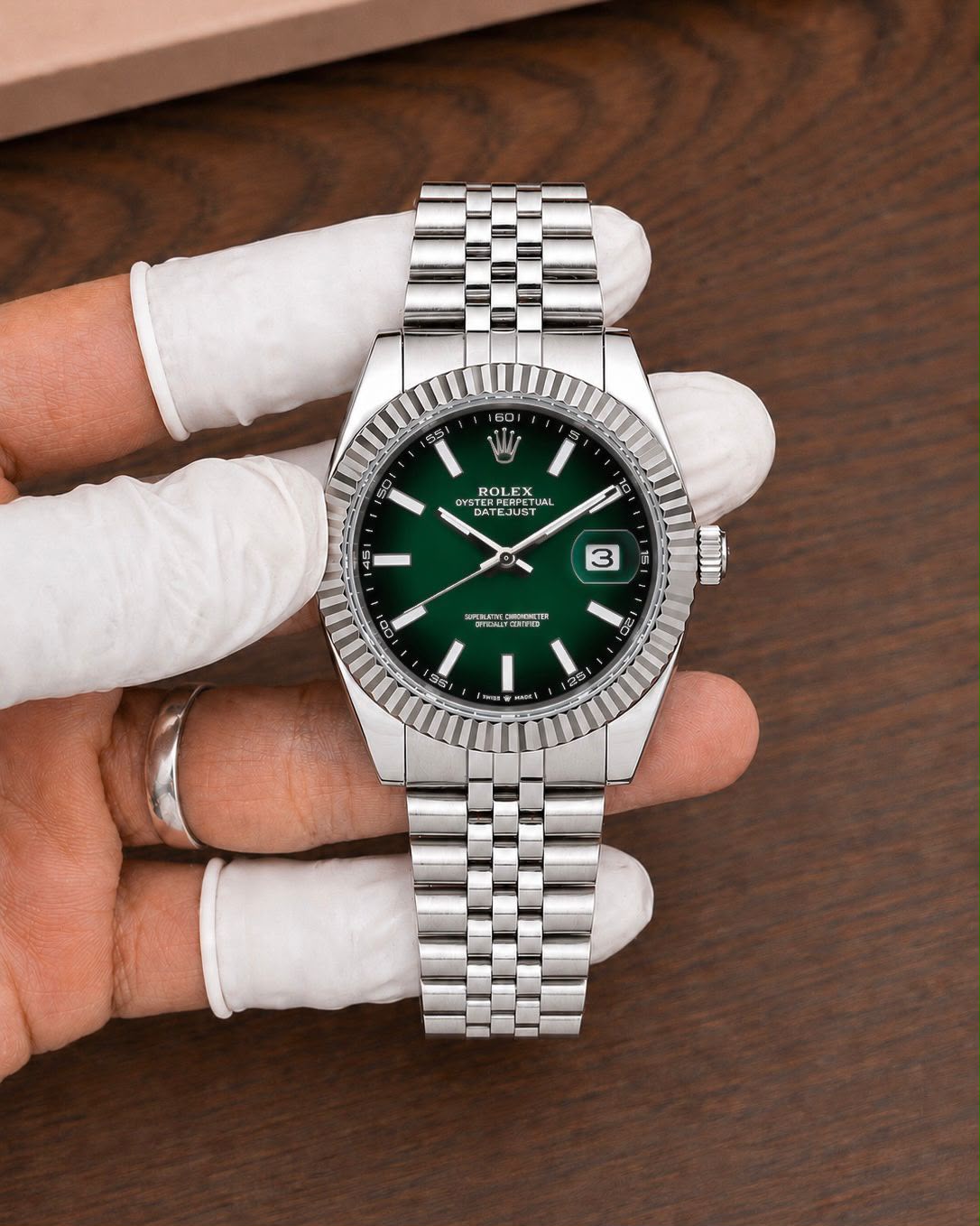 Rolex Datejust Ombre Green Dial Automatic