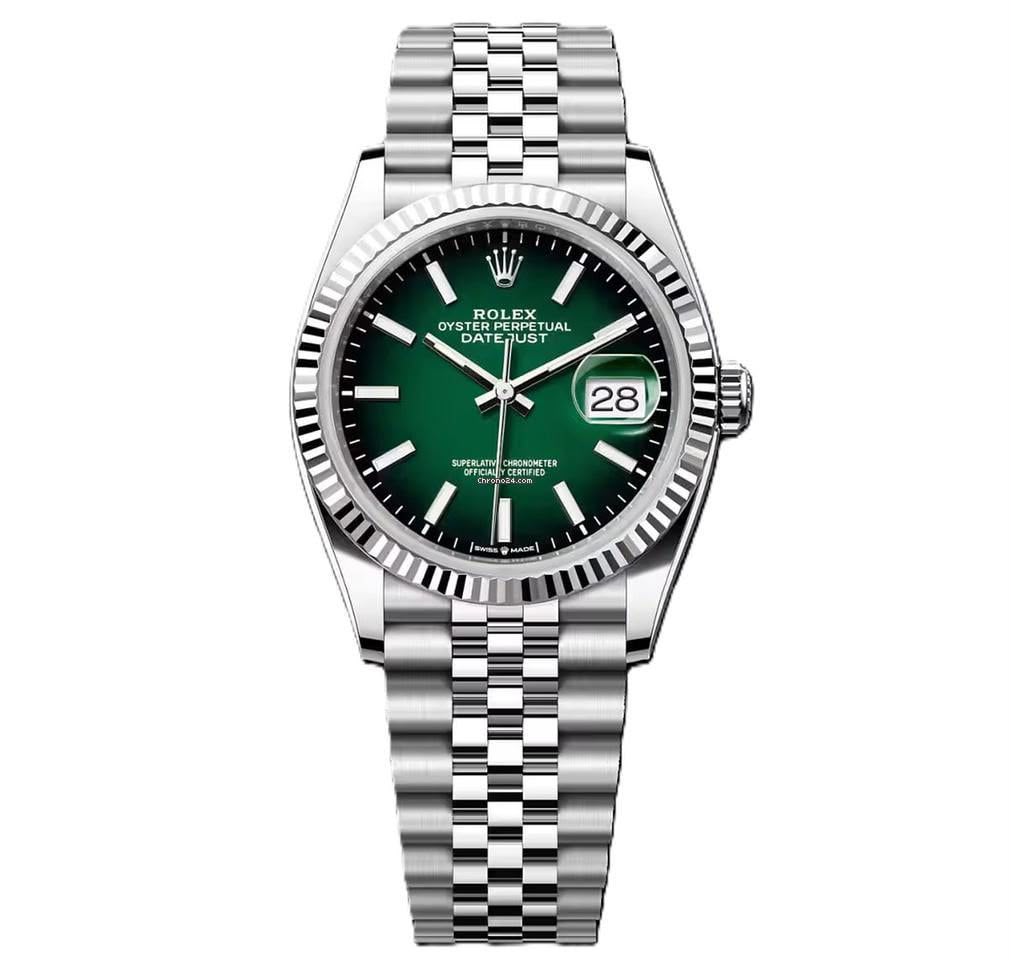 Rolex Datejust Ombre Green Dial Automatic