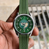 Omega Green Silicone Quartz