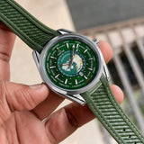 Omega Green Silicone Quartz