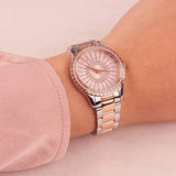 Michael Kors Layton Sunburst Pink Dial
