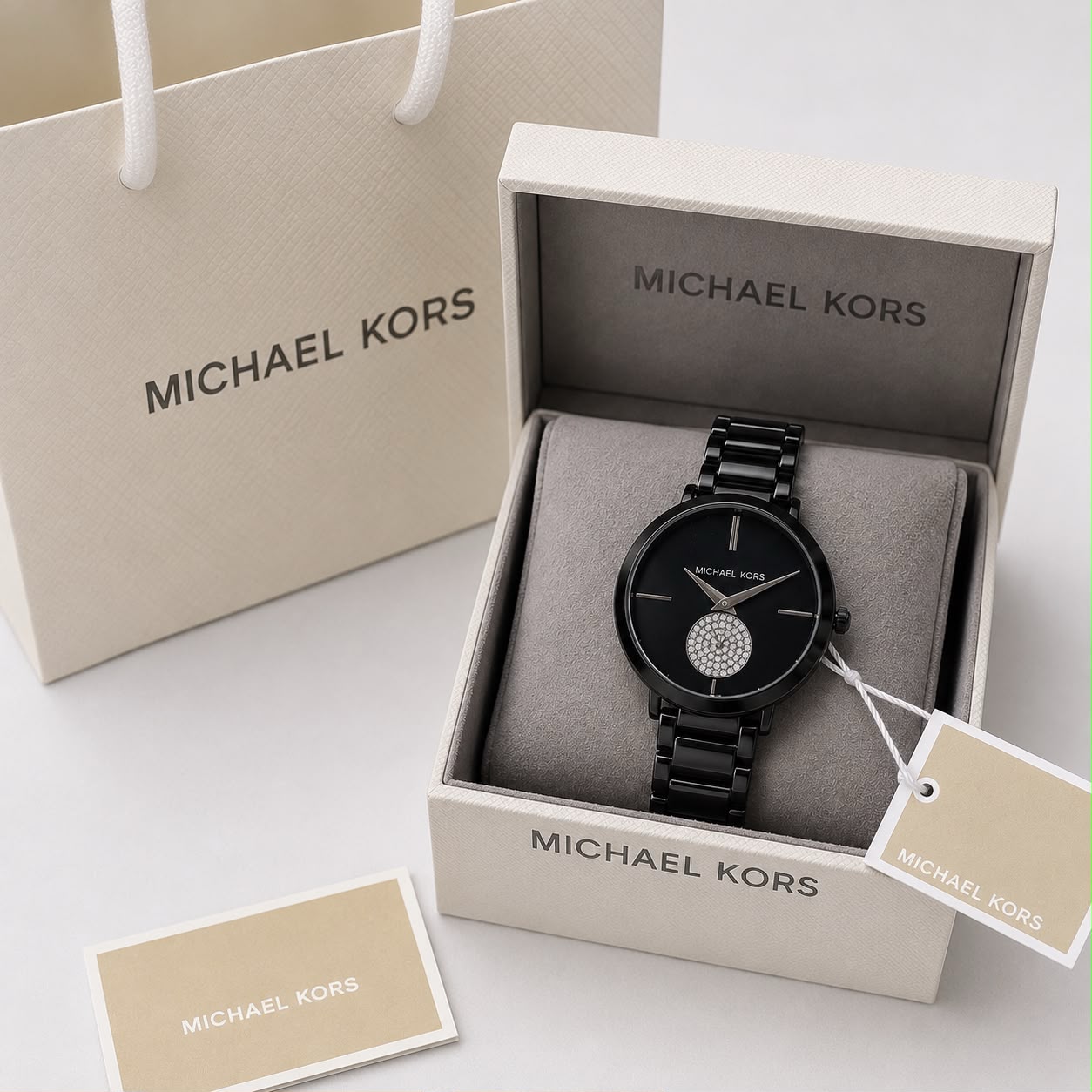 Michael Kors Portia Gold Blue Quartz