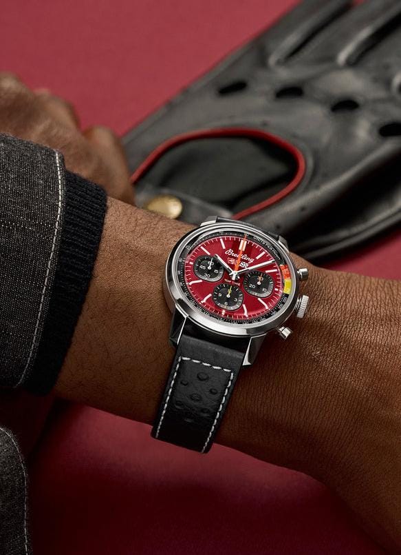 Breitling Top Time B01 Chevrolet Black &amp; Red Dial Chrono