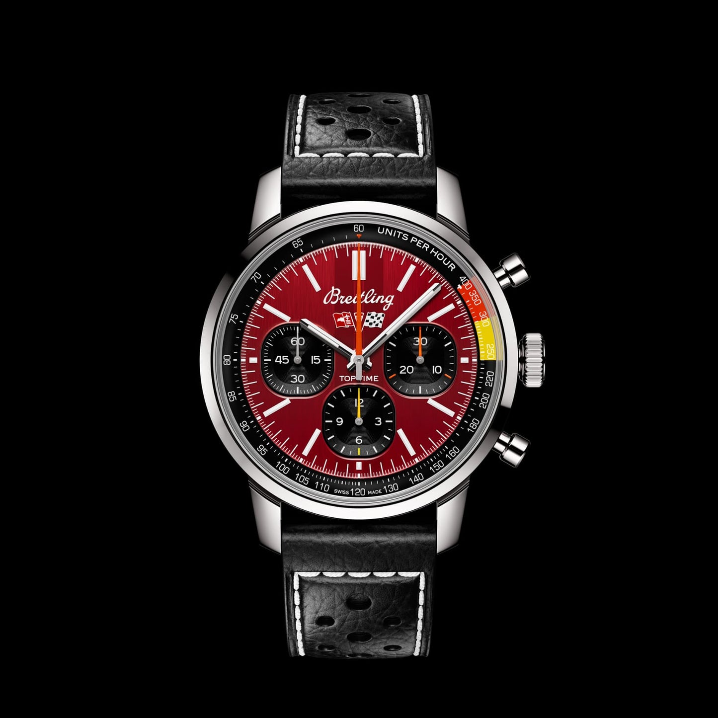 Breitling Top Time B01 Chevrolet Black &amp; Red Dial Chrono