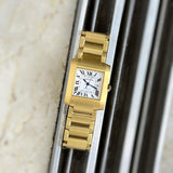 Cartier Tank Française Gold White Dial Automatic
