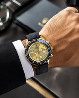Rolex Daytona Gold &amp; Black Chronograph Quartz