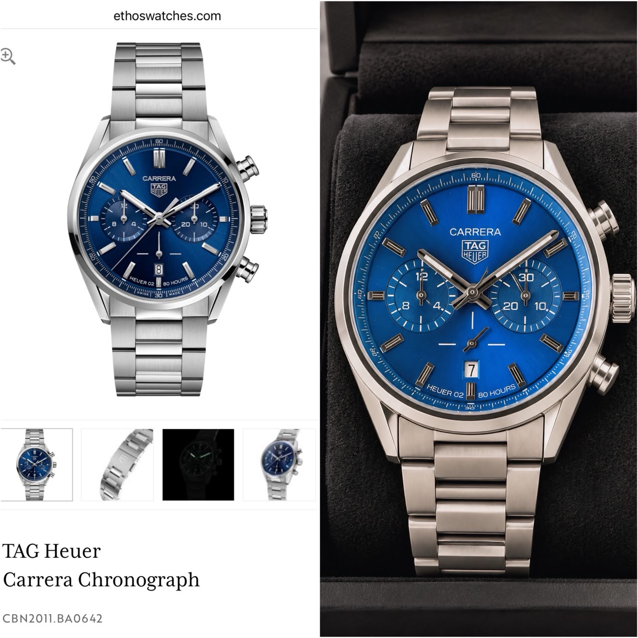 Tag Heuer Carrera Sub-Dial Chronograph