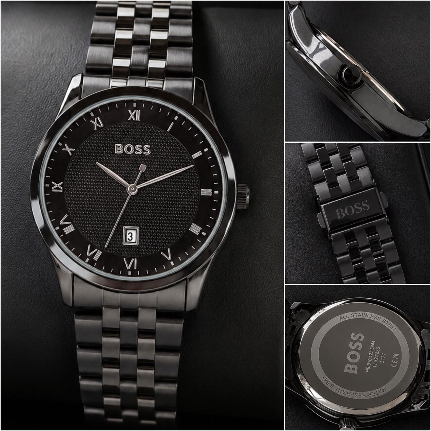 Hugo Boss Black Dial Quartz Chronograph