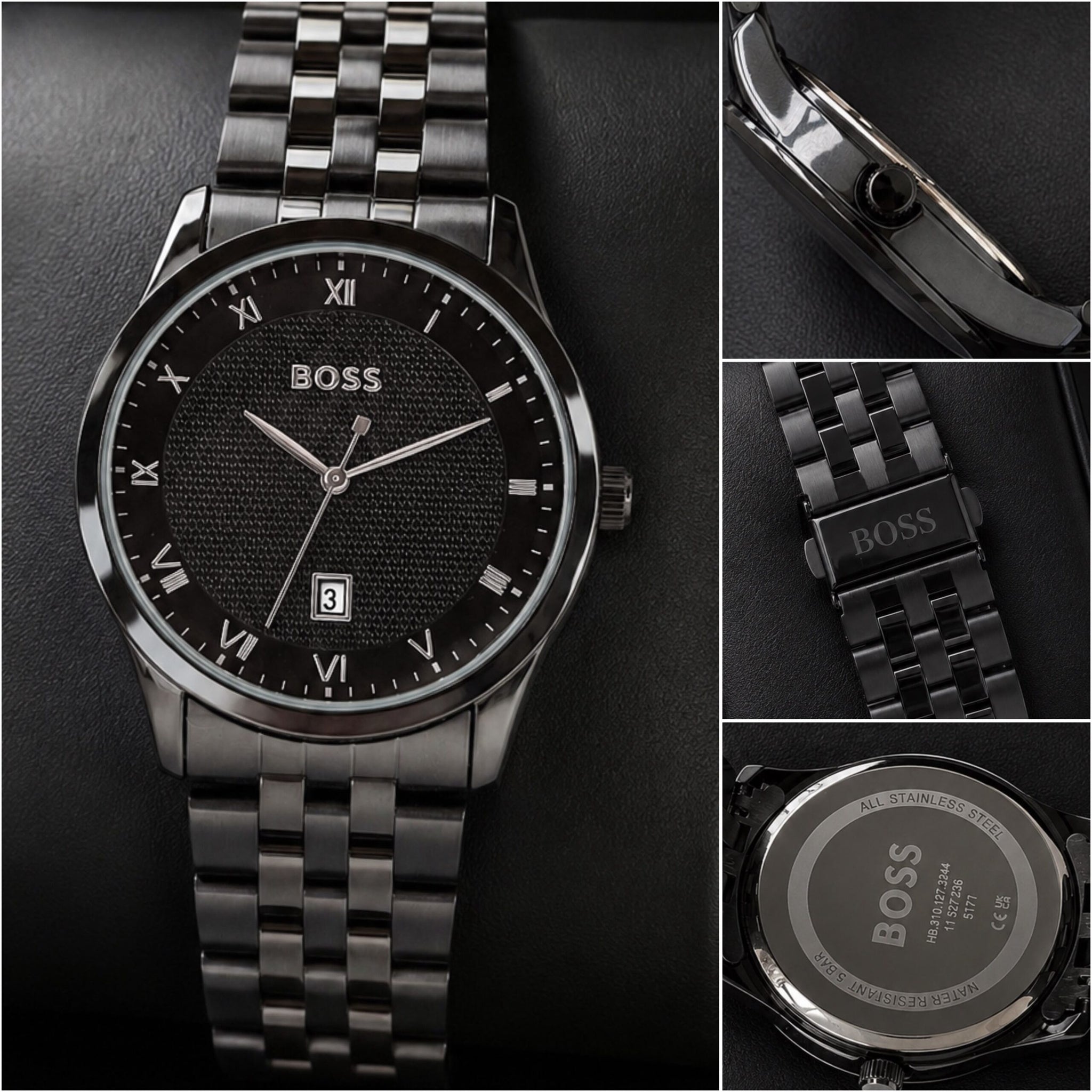 Hugo Boss Black Dial Quartz Chronograph