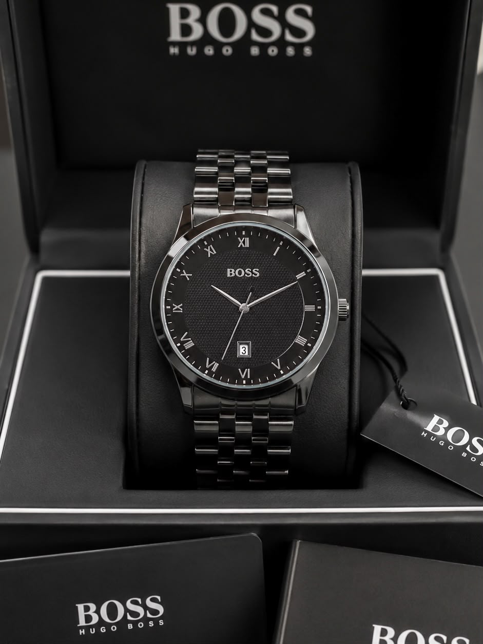 Hugo Boss Black Dial Quartz Chronograph