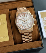 Michael Kors Pink Dial Quartz Chrono