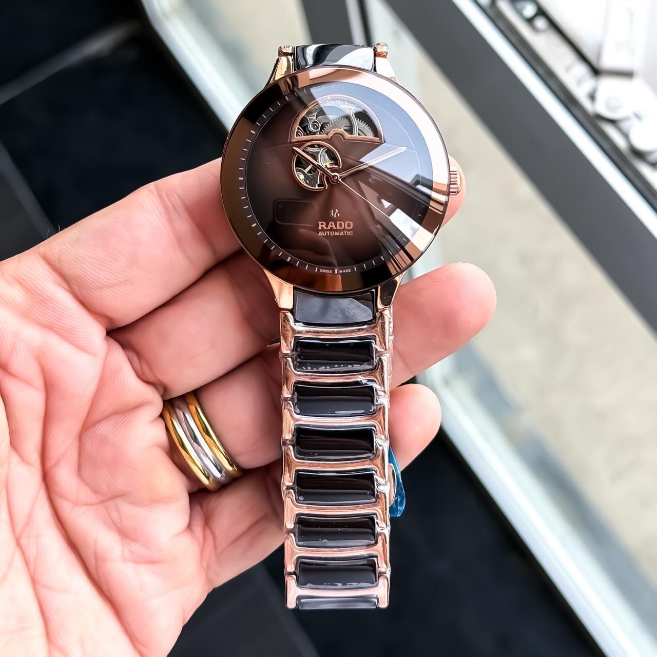 Rado Centrix Open Heart Skeleton Brown Automatic