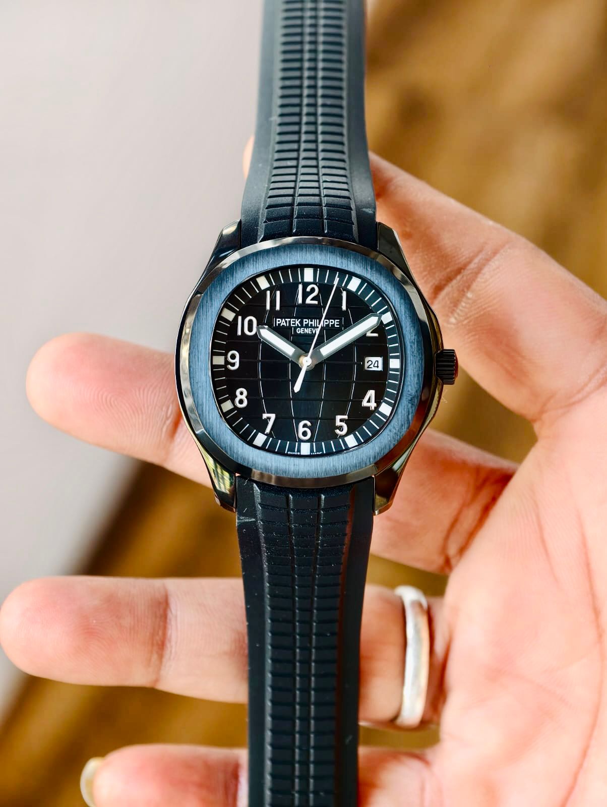 Patek Philippe Aquanaut Black Dial