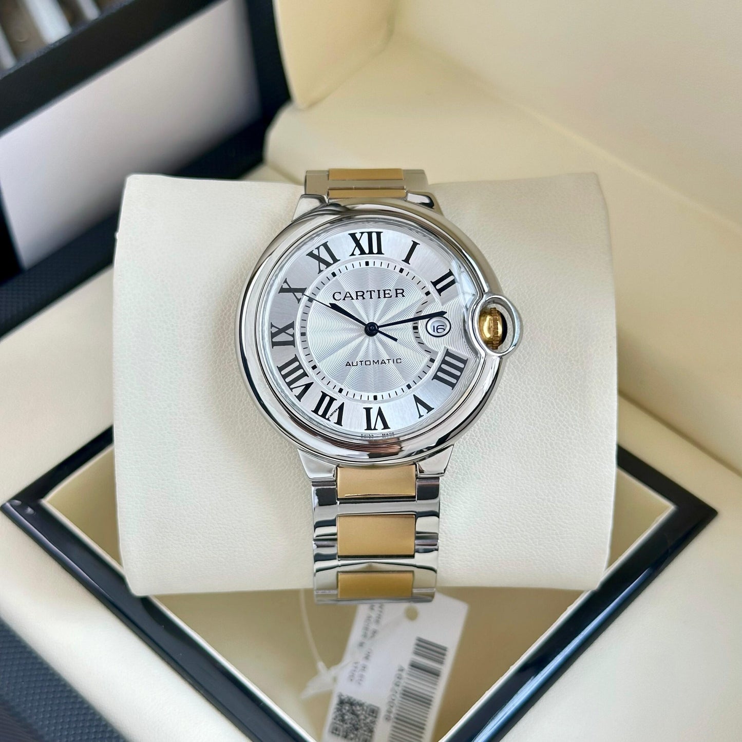 Cartier Ballon Bleu Two Tone White Dial Automatic