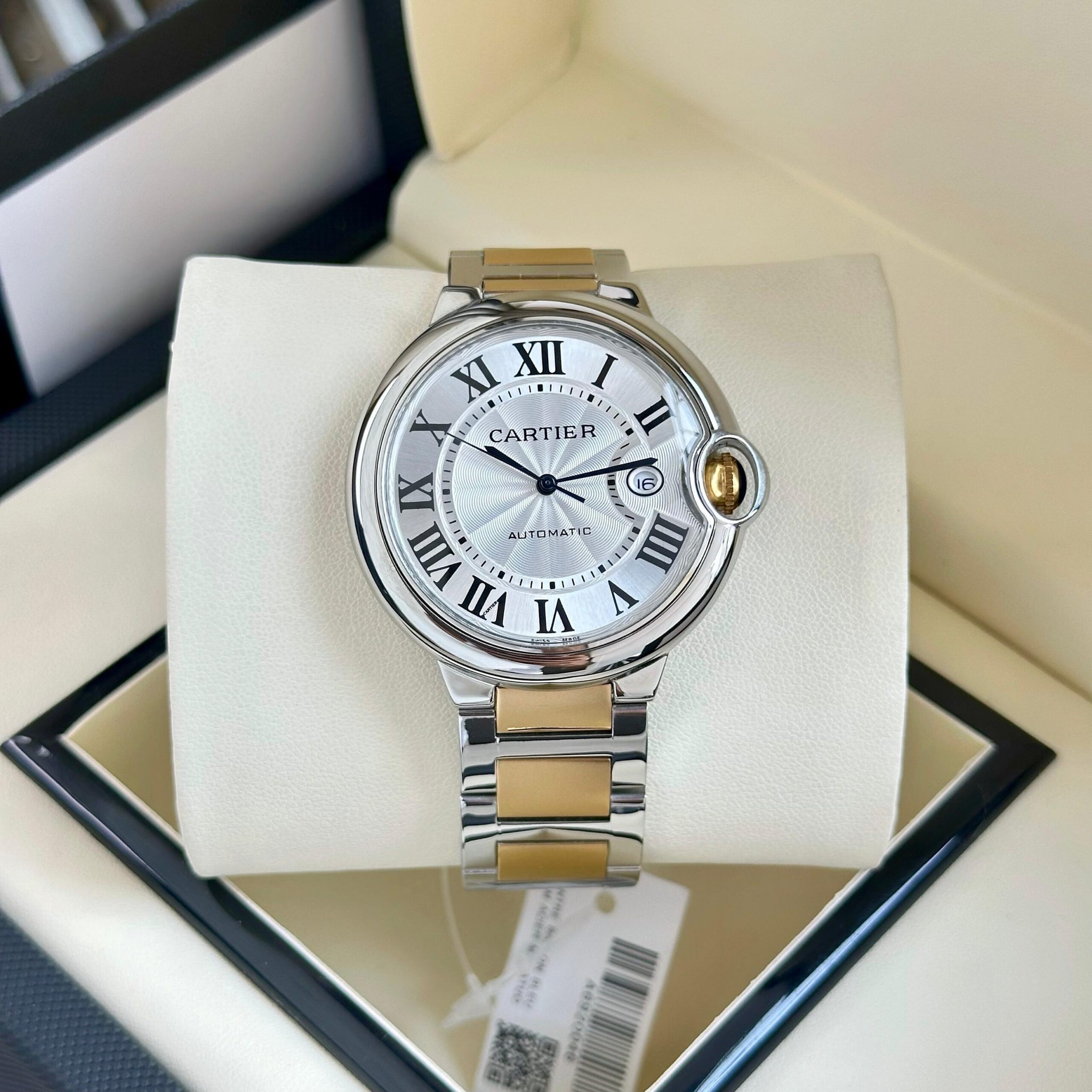 Cartier Ballon Bleu Two Tone White Dial Automatic