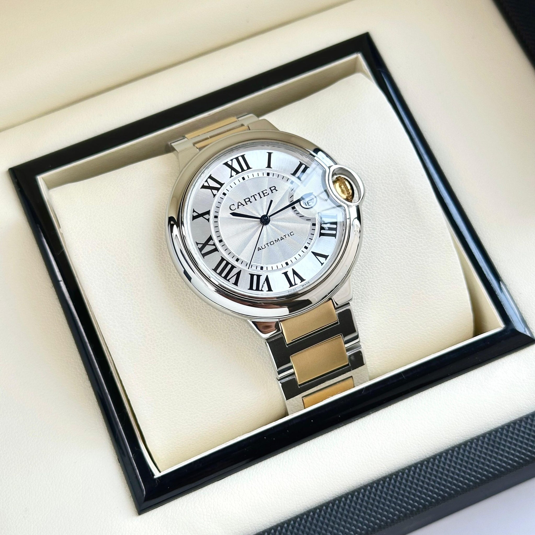 Cartier Ballon Bleu Two Tone White Dial Automatic