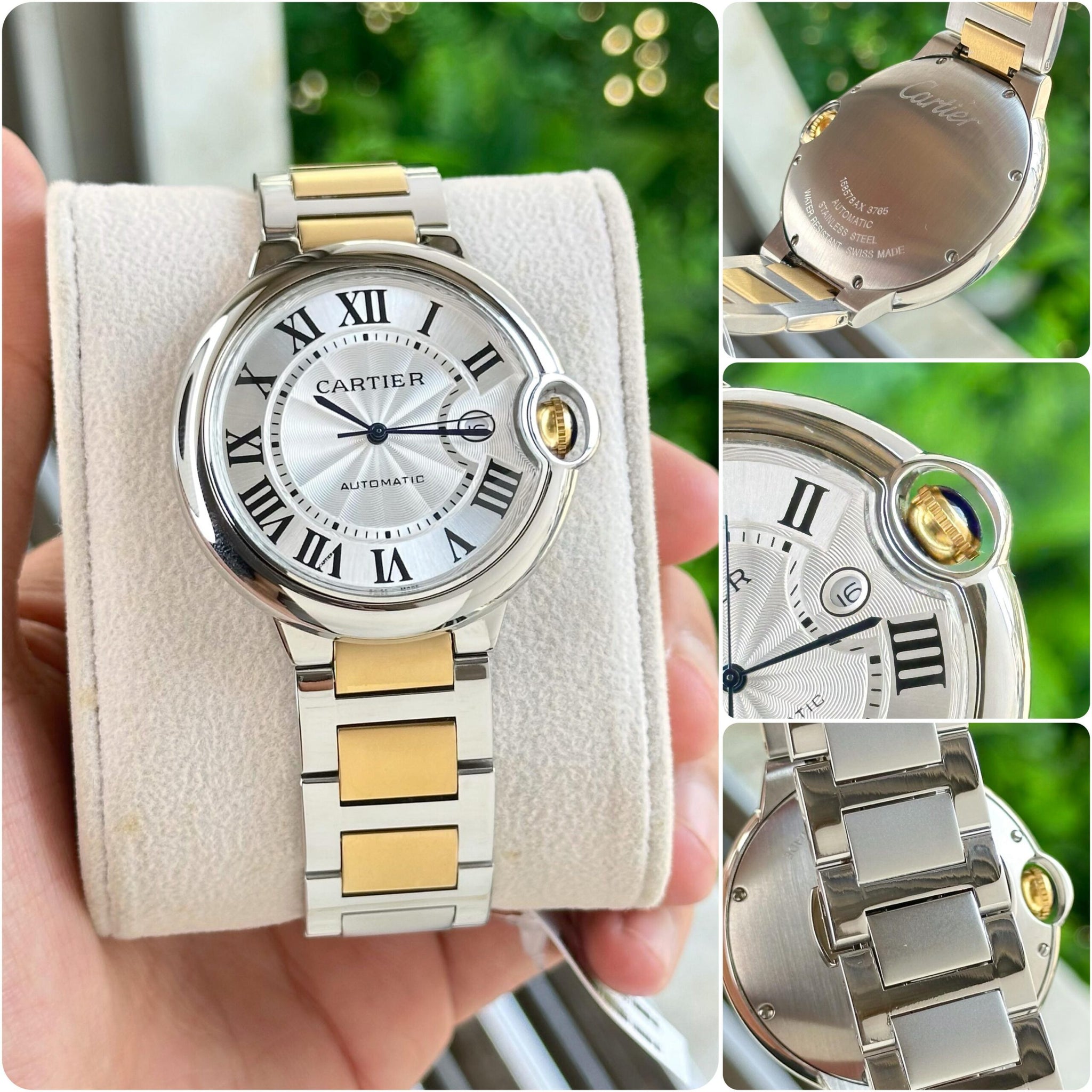 Cartier Ballon Bleu Two Tone White Dial Automatic