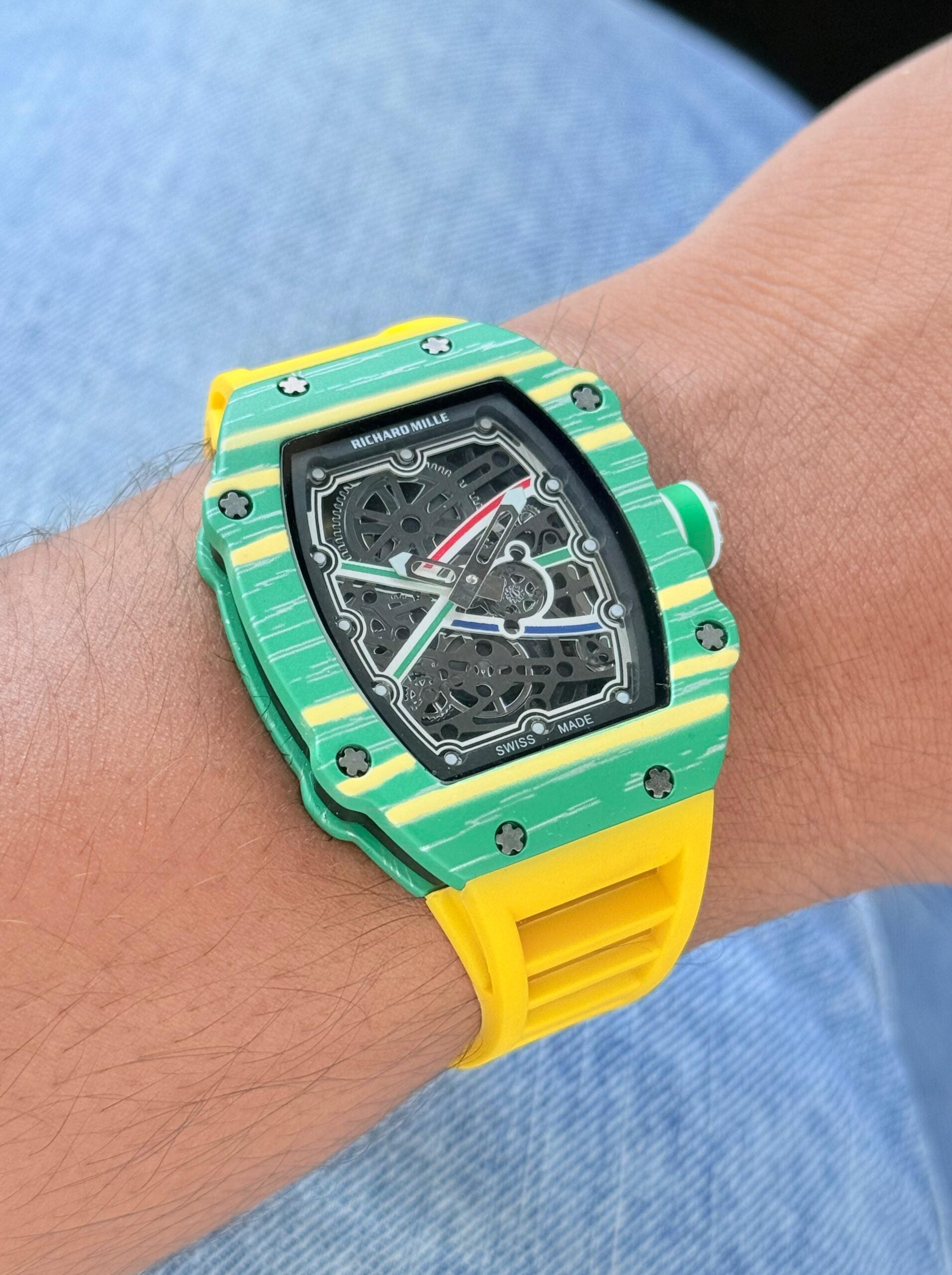 Richard Mille Yellow Green Dial