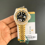 Rolex GMT Black Dial Golden Automatic