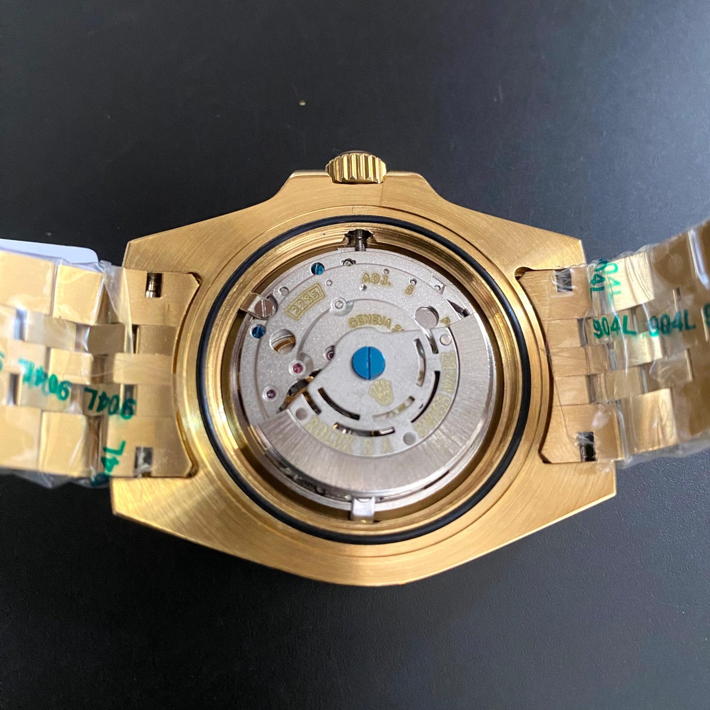 Rolex GMT Black Dial Golden Automatic