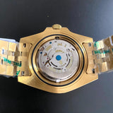 Rolex GMT Black Dial Golden Automatic