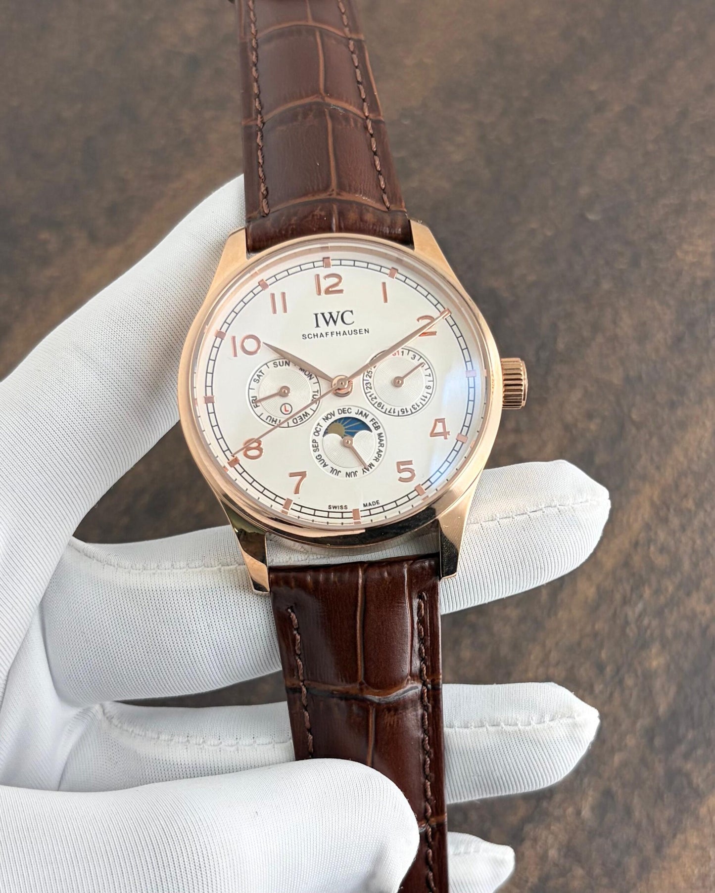 IWC Portugieser Perpetual White Dial Calendar