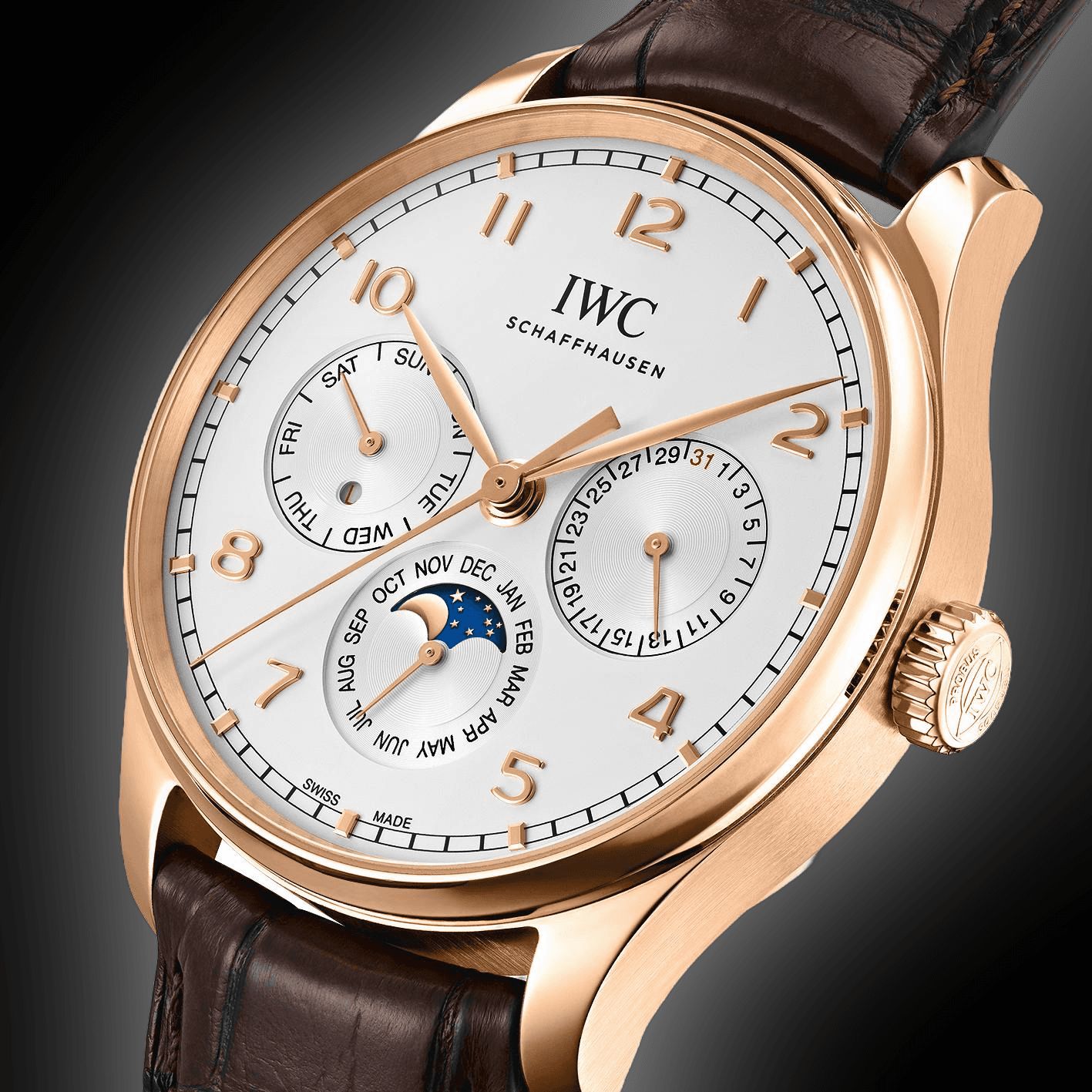 IWC Portugieser Perpetual White Dial Calendar