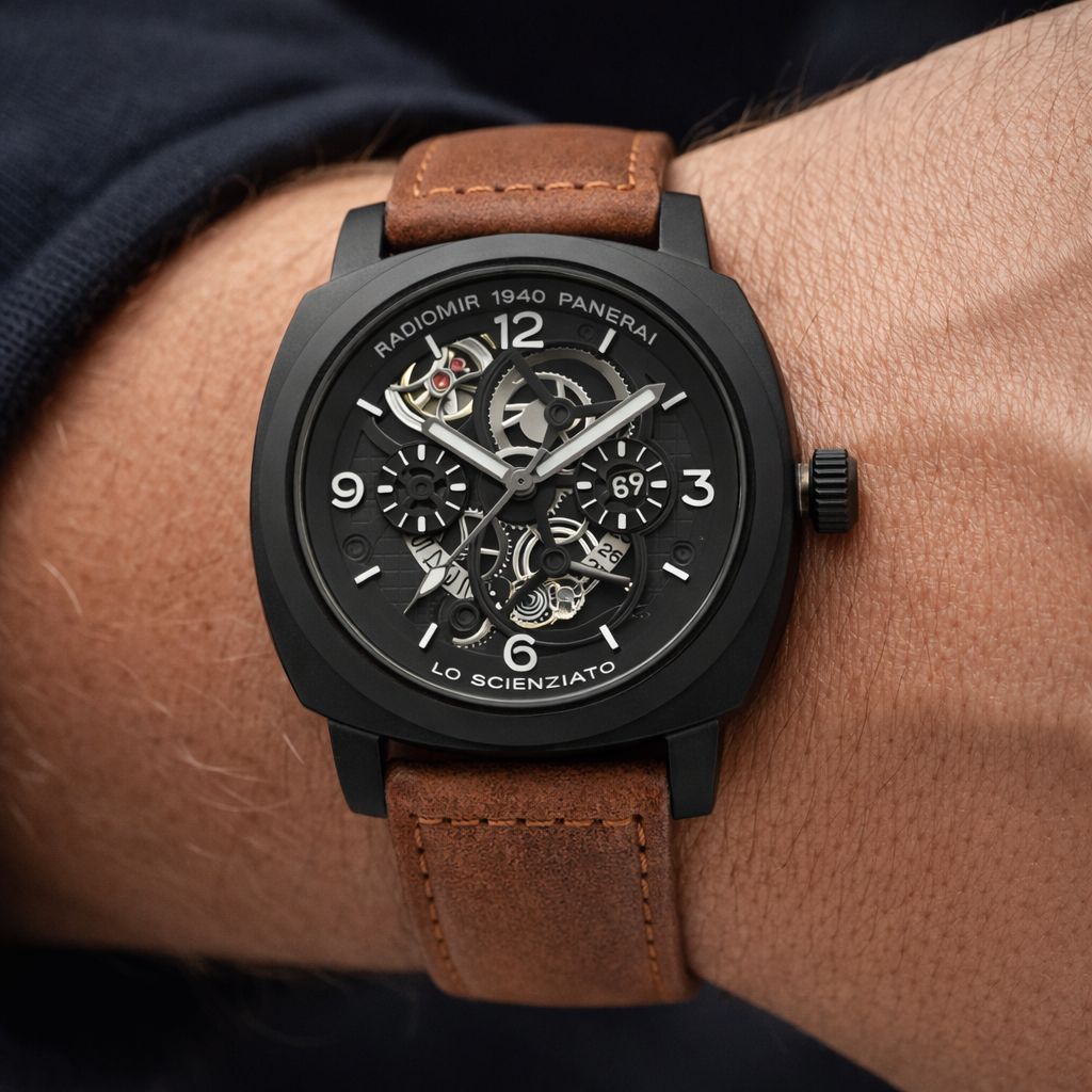 Panerai Bold Black Dial Quartz