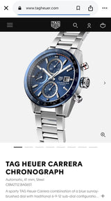 Tag Heuer Blue Dial 44mm Quartz