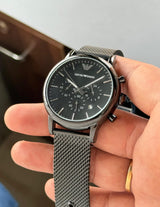 Emporio Armani Luigi Black Dial Chronograph