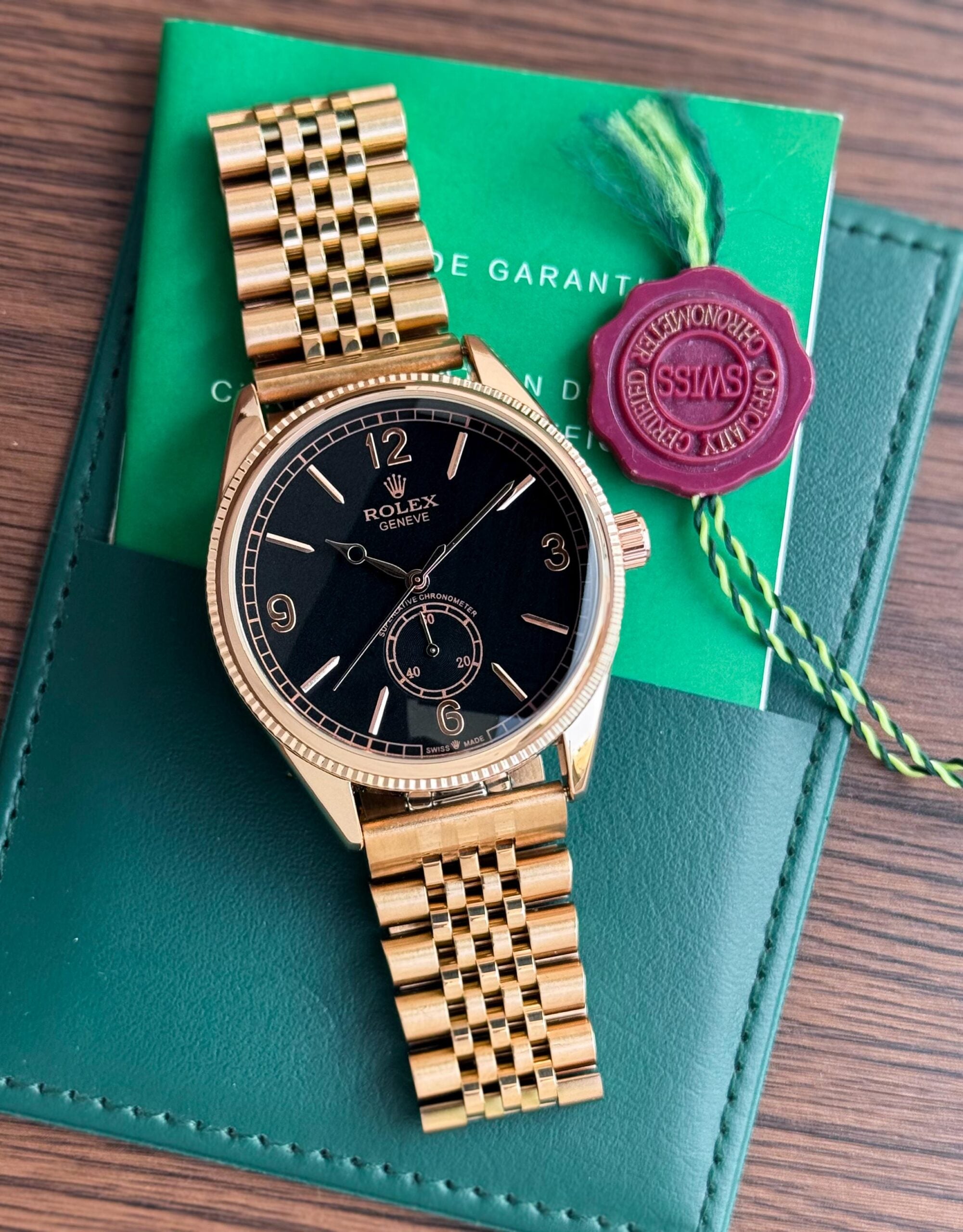 Rolex Geneve Black Dial Automatic