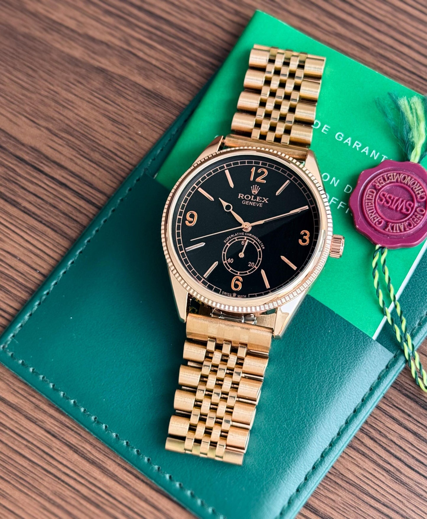 Rolex Geneve Black Dial Automatic