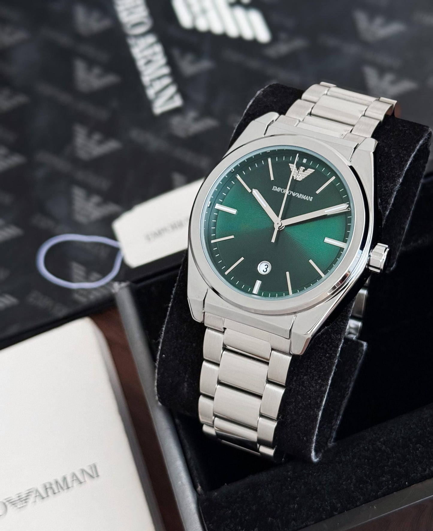 Emporio Armani Green Dial 42mm Quartz