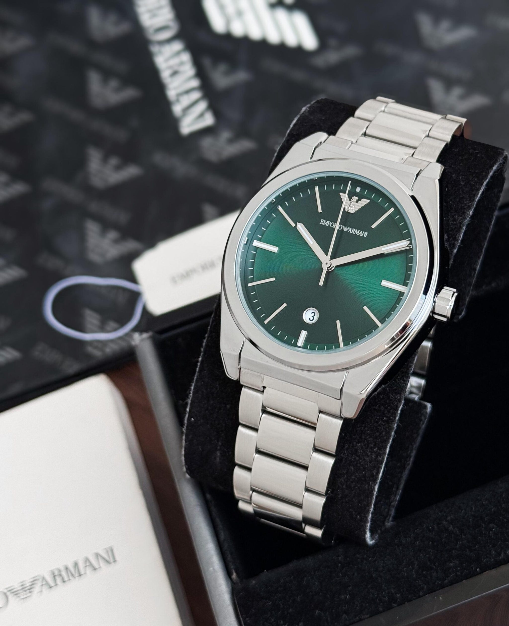 Emporio Armani Green Dial 42mm Quartz
