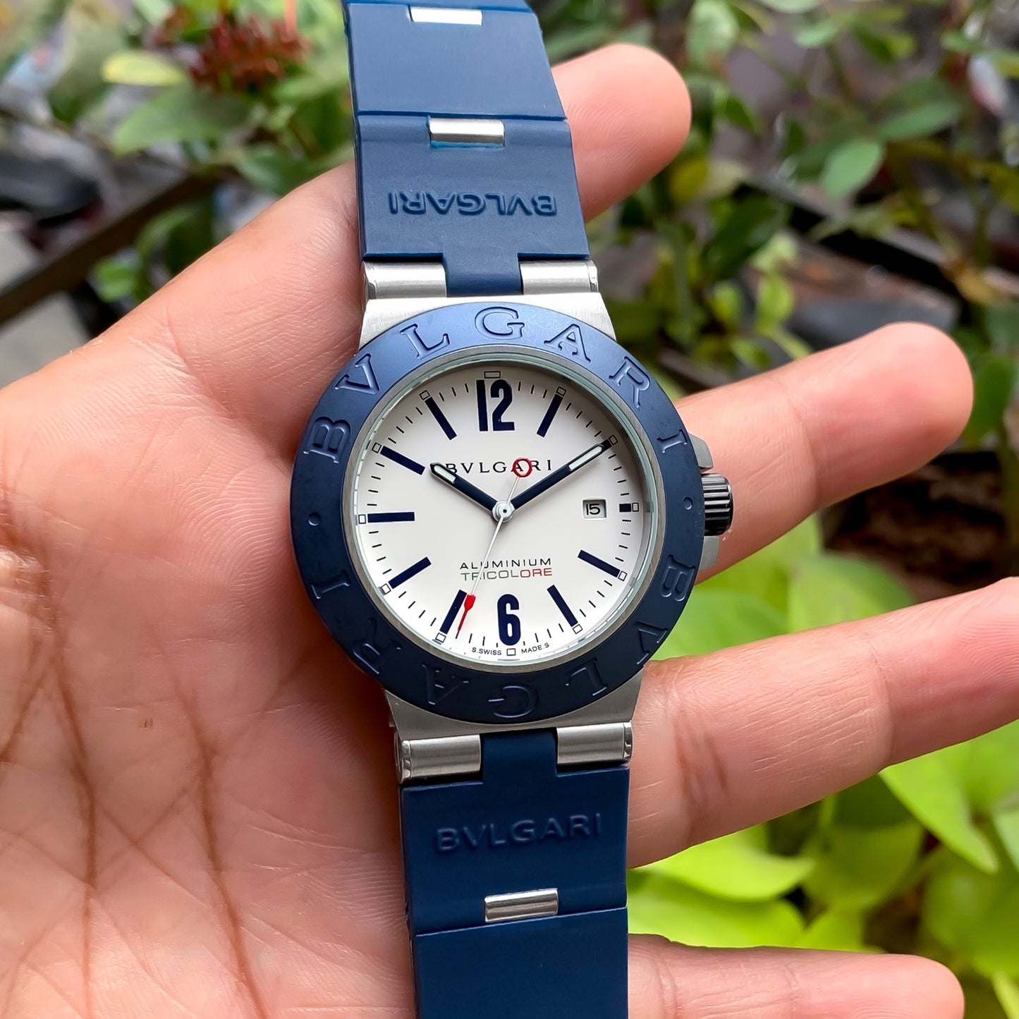 Bvlgari Aluminium Tricolore Blue Automatic
