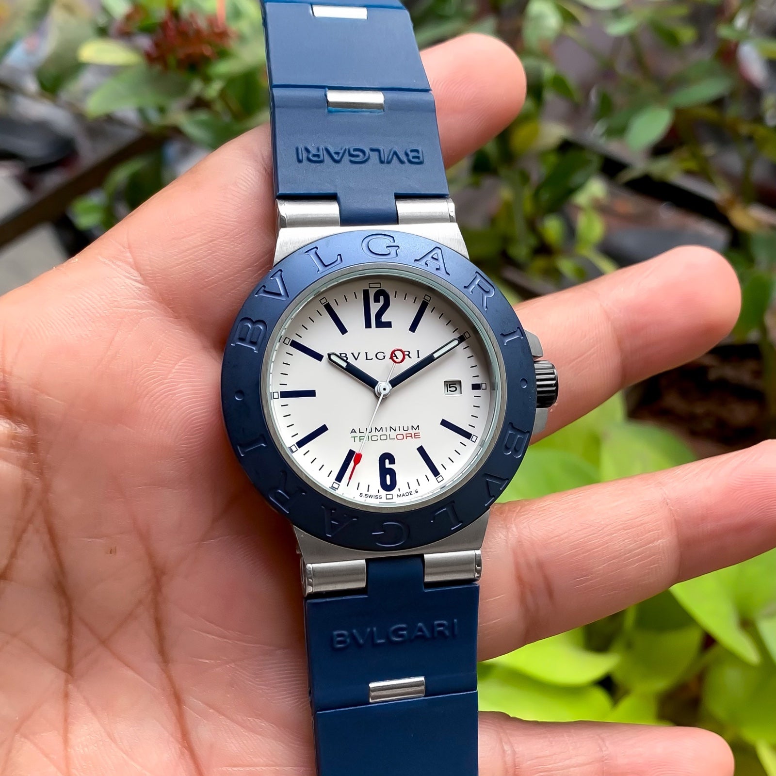 Bvlgari Aluminium Tricolore Blue Automatic