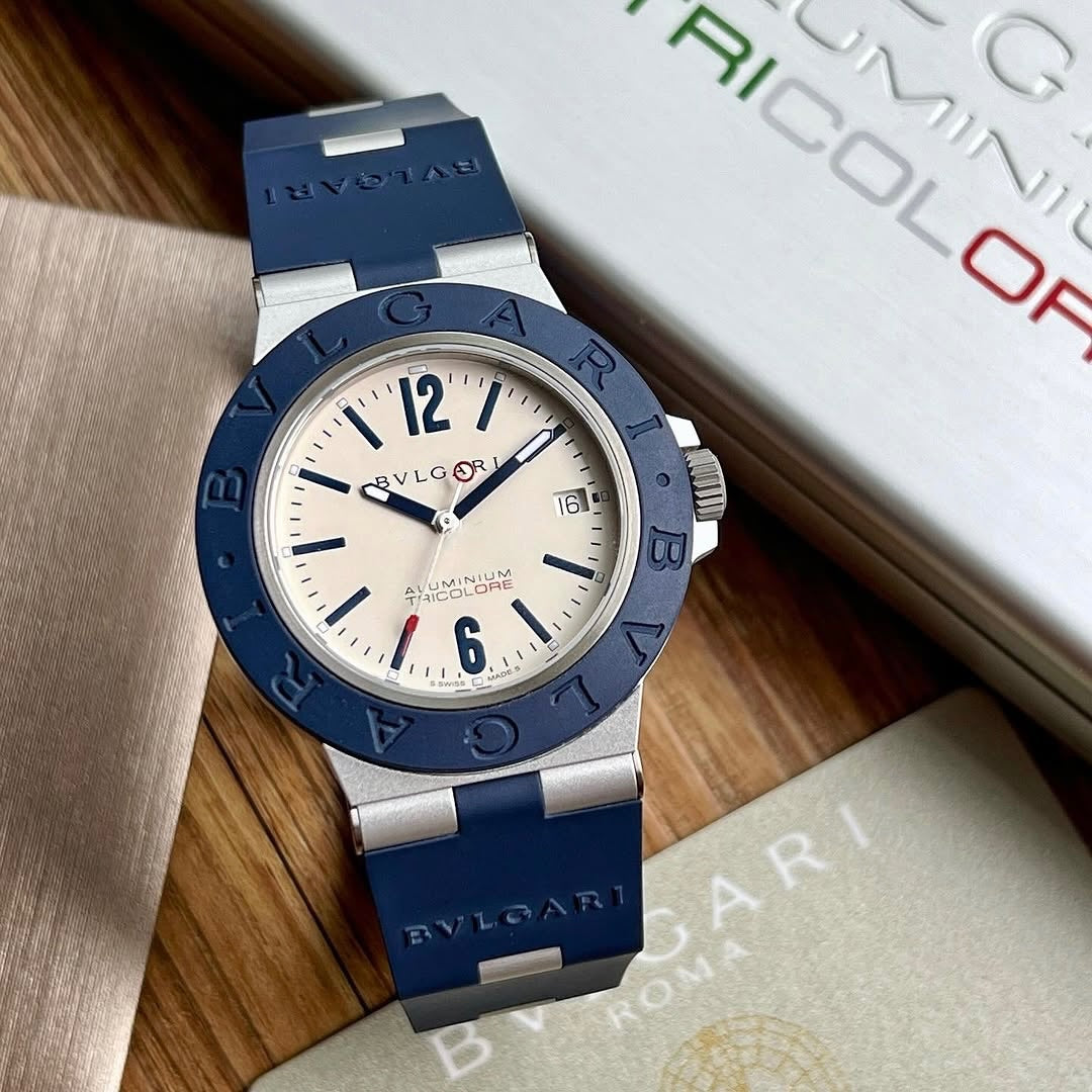 Bvlgari Aluminium Tricolore Blue Automatic