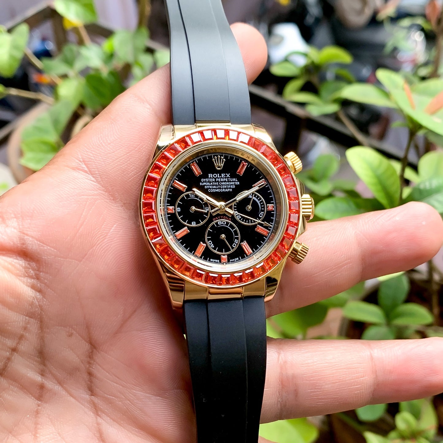 Rolex Daytona Orange Sapphire Automatic