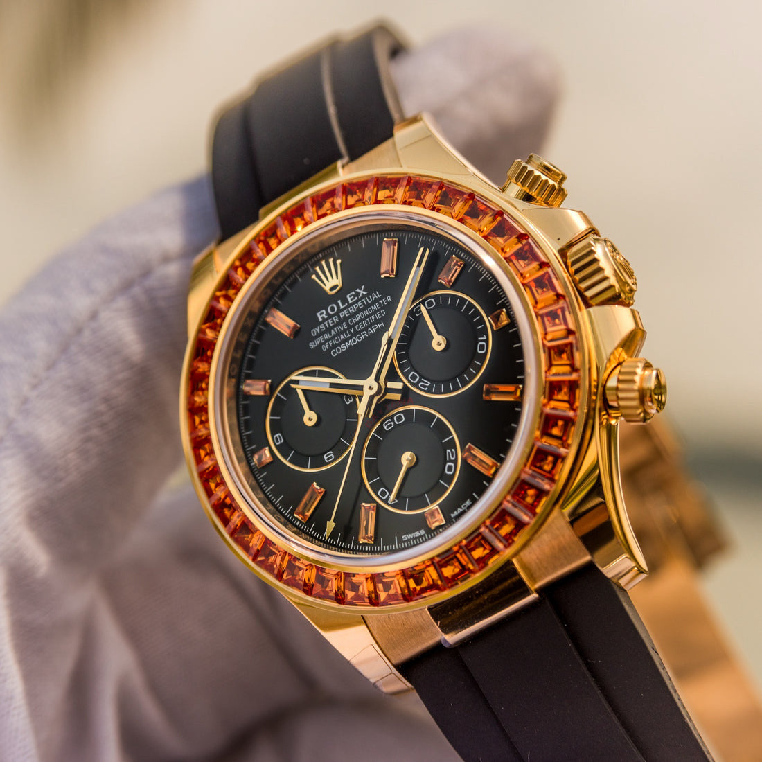 Rolex Daytona Orange Sapphire Automatic