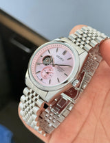 Seiko Presage Classic Pink Dial Open Heart