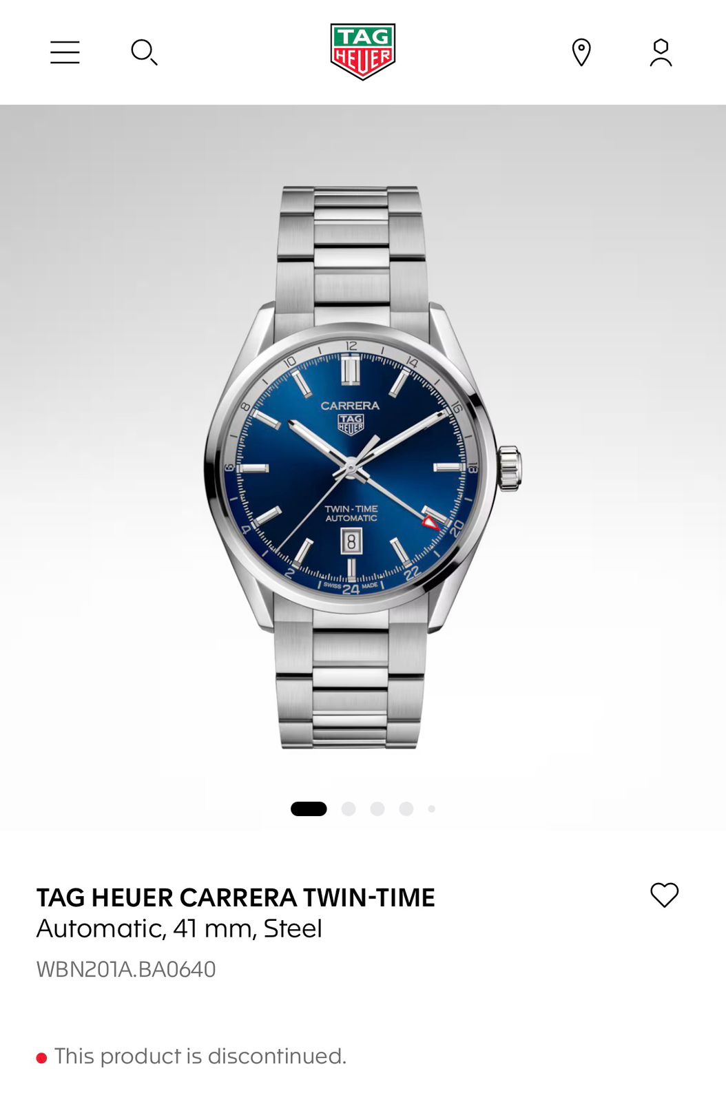 Tag Heuer Carrera Twin Time Automatic