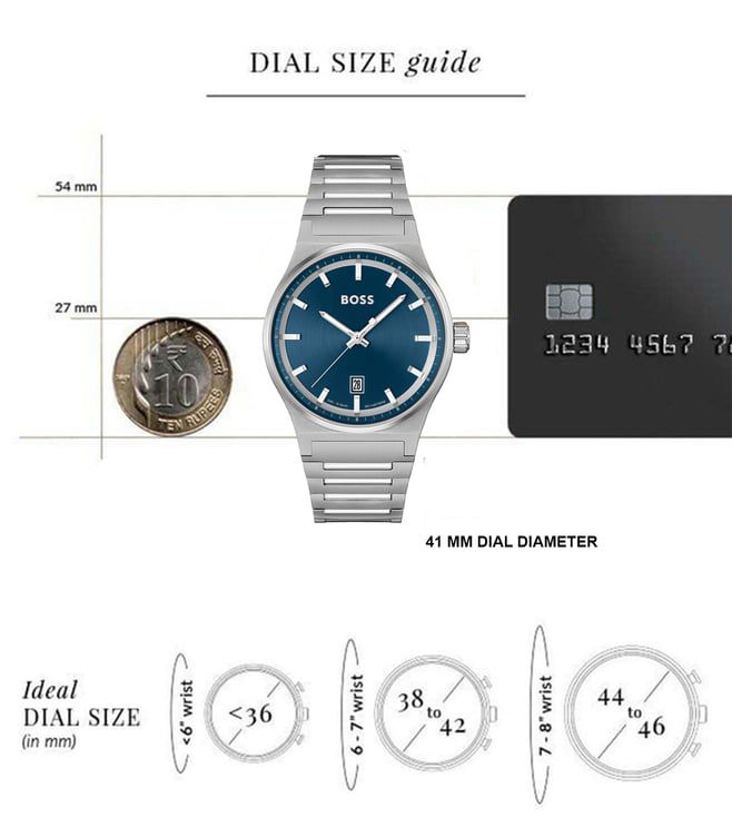 Hugo Boss Candor Blue Dial