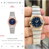Omega Constellation Blue Diamond Dial