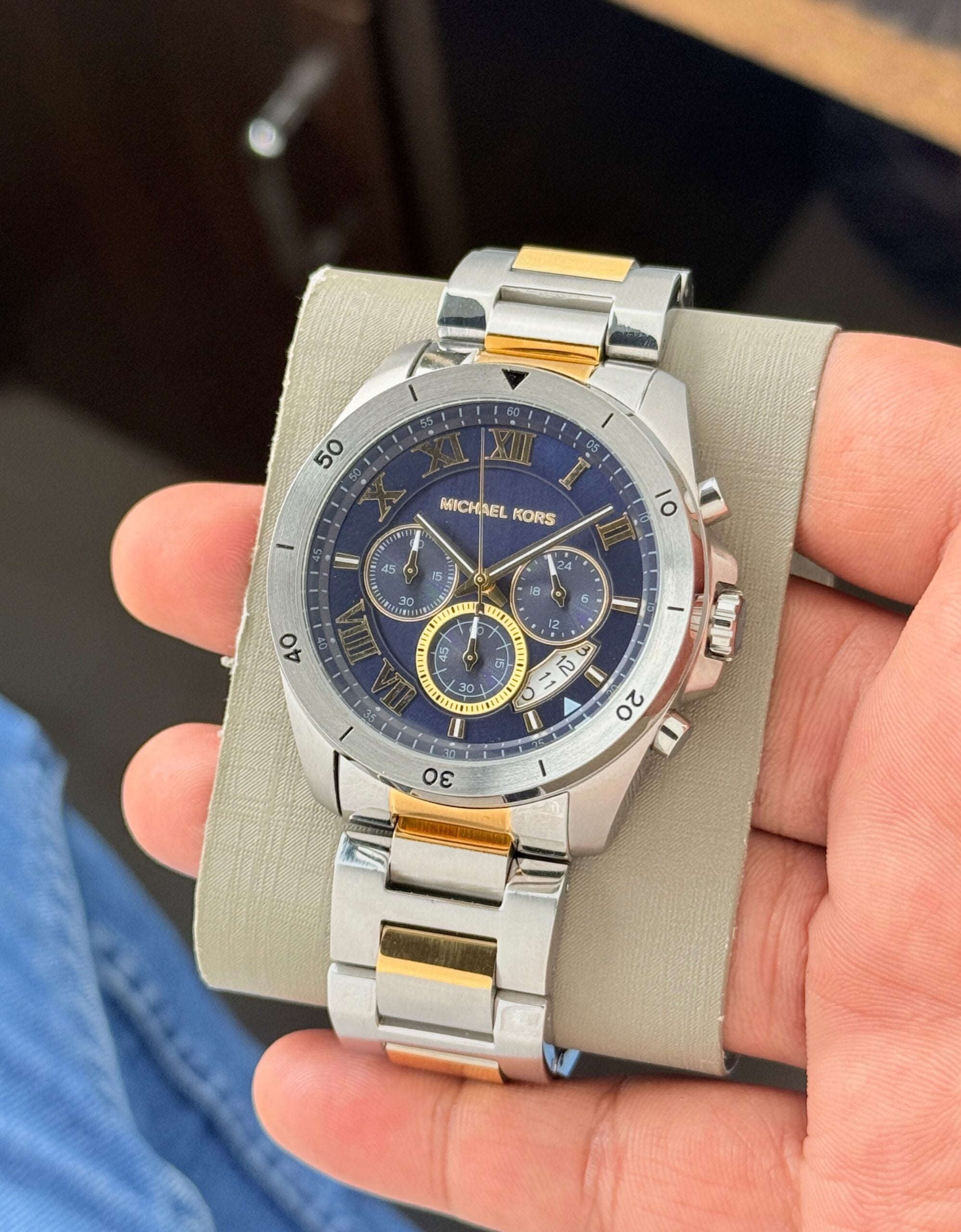 Michael Kors Brecken Two-Tone Chronograph
