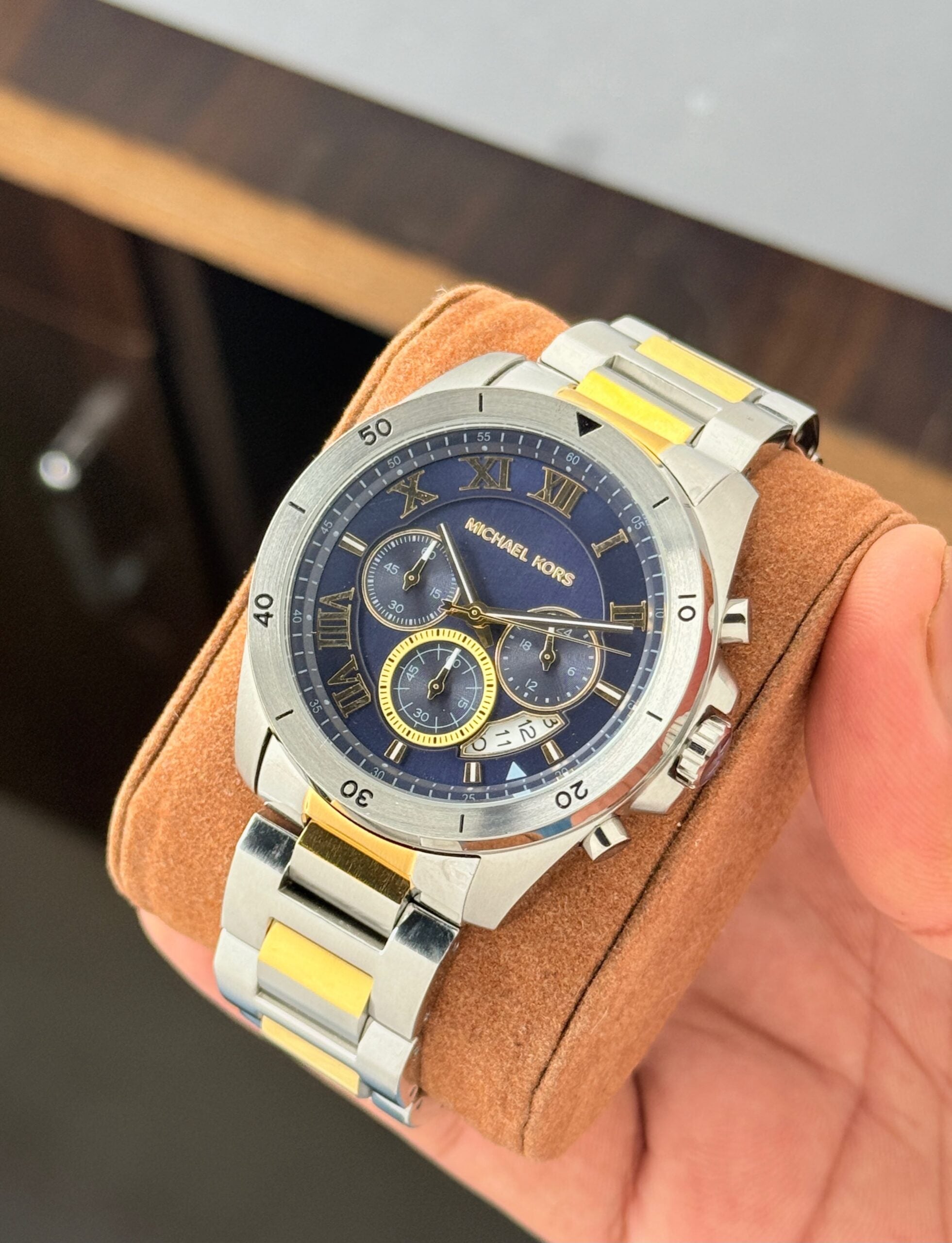 Michael Kors Brecken Two-Tone Chronograph