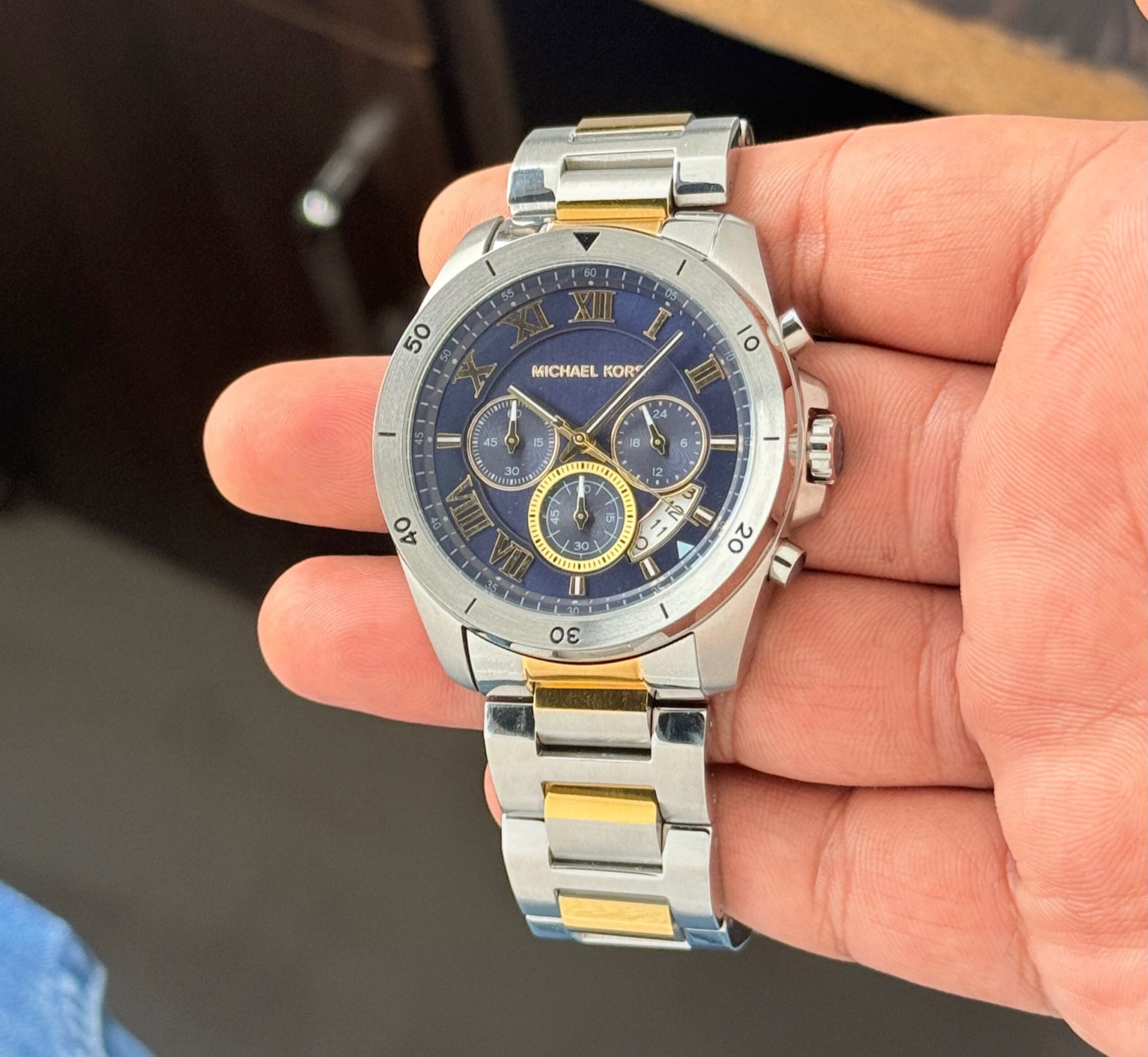 Michael Kors Brecken Two-Tone Chronograph