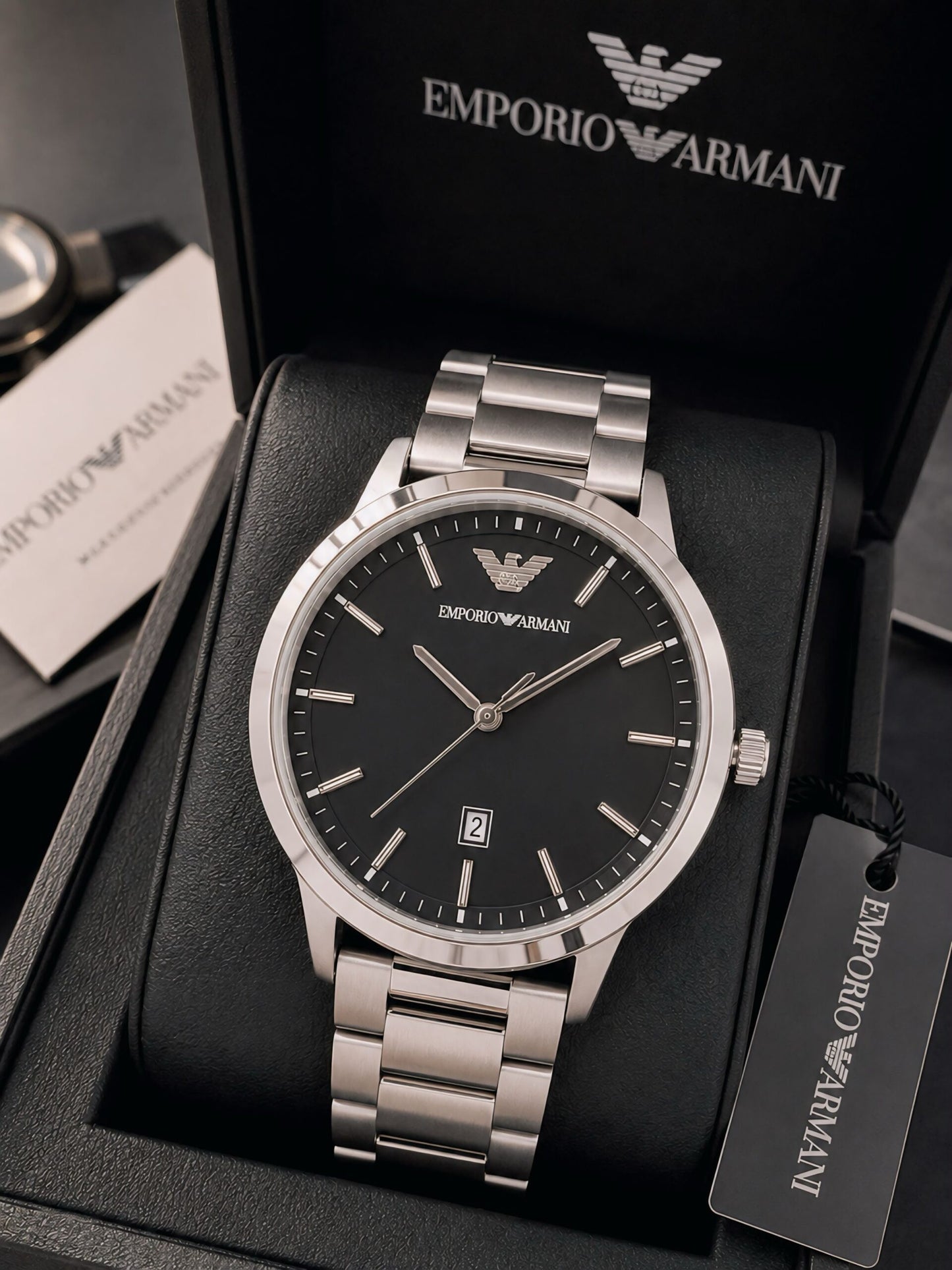 Emporio Armani 40mm Black Dial Automatic