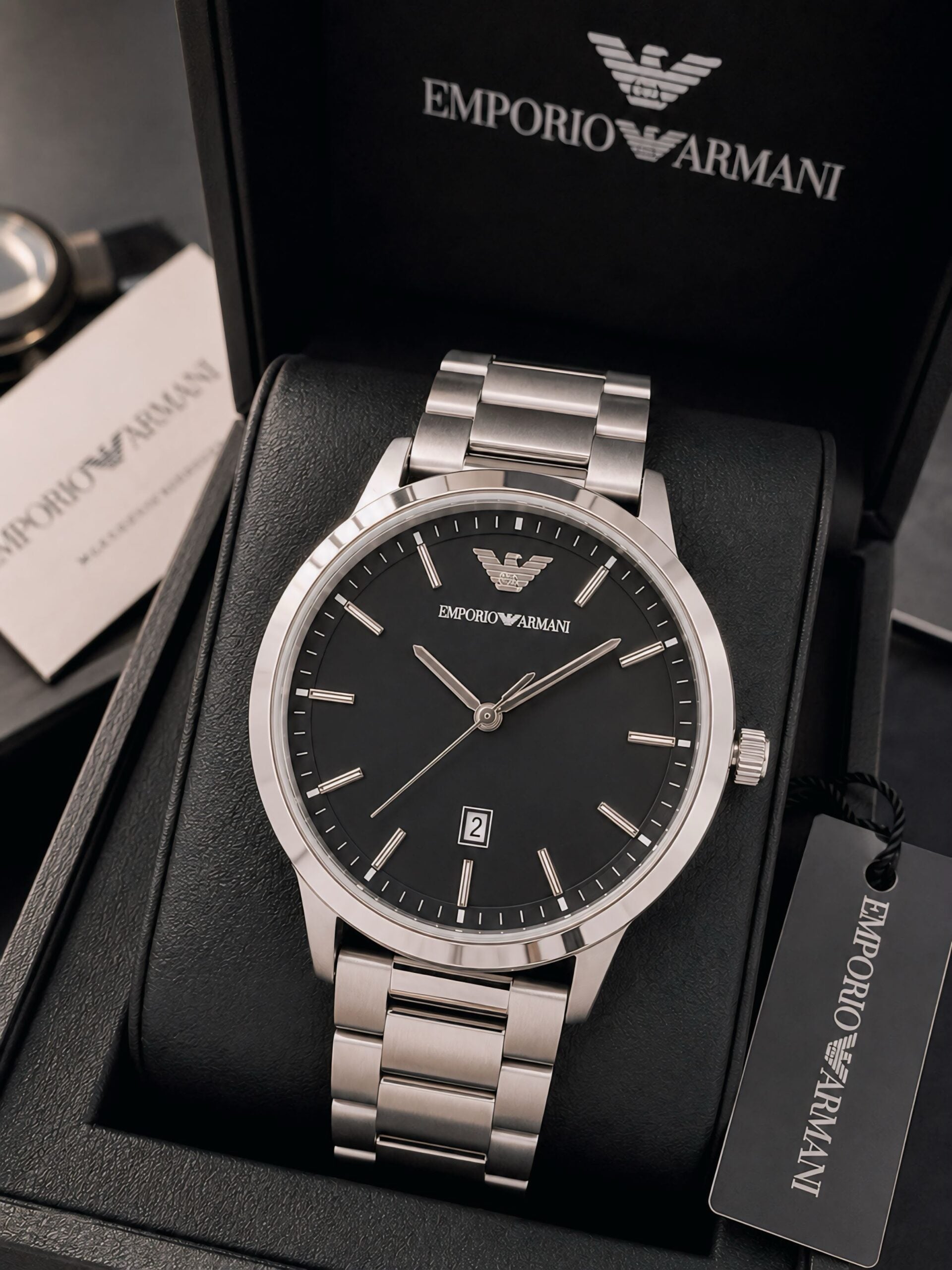 Emporio Armani 40mm Black Dial Automatic